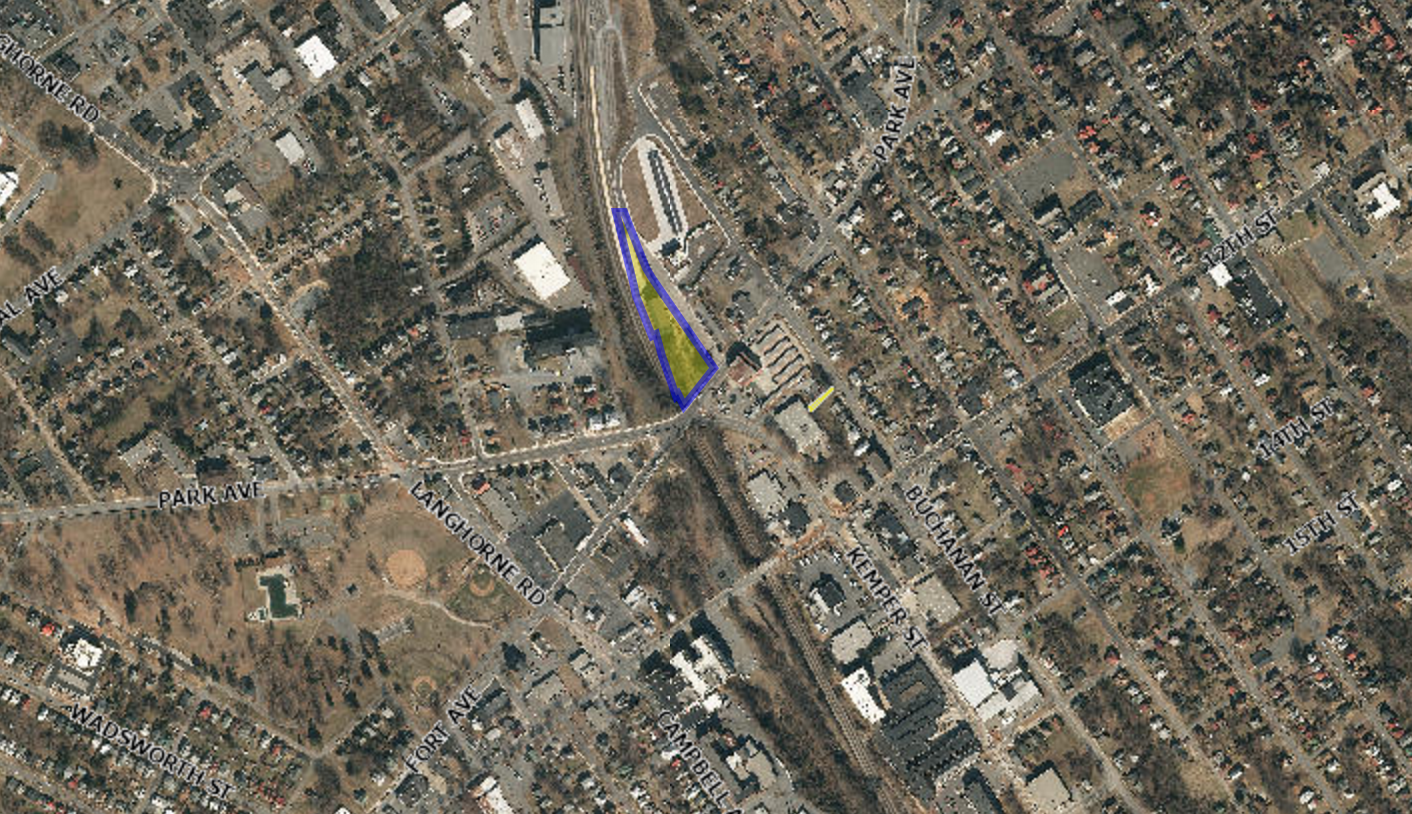 825 Kemper Street GIS View of Featured Property Lynchburg EDA