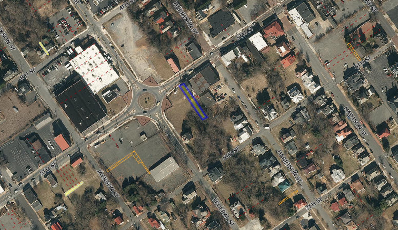 711 5th Street GIS map Lynchburg EDA