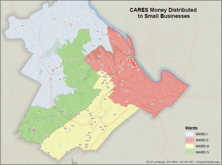 City Of Lynchburg Gis Cares Business Recovery Program: What We Learned - Lynchburg Economic  Development Authority